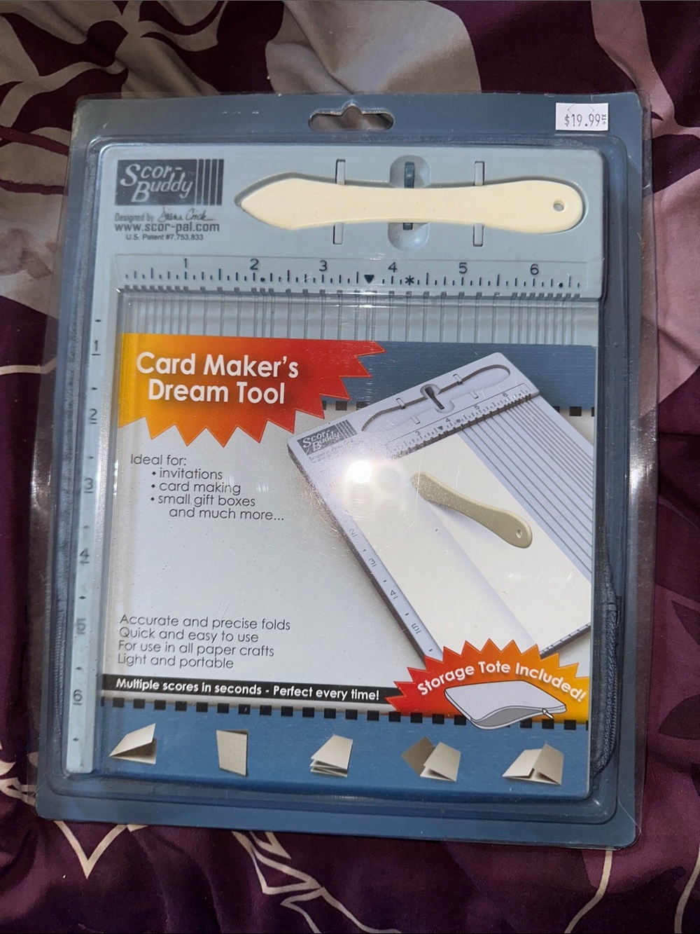 Scor-Buddy Scoring Tool Packaging - White 2 pieces